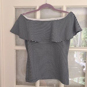 Ann Taylor Off the Shoulder Top XS